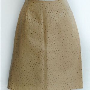 Dana Buchman Lamb Leather Skirt